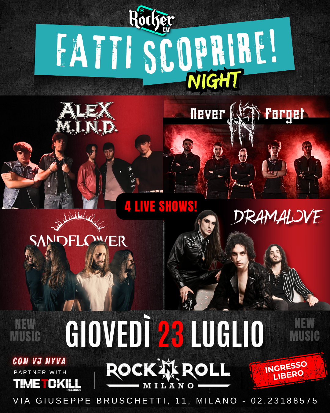 rocker tv porta sul palco le migliori band alle fatti scoprire night